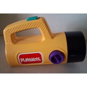 RARE VINTAGE - PLAYSKOOL KIDS MULTI COLOR FLASHLIGHT
